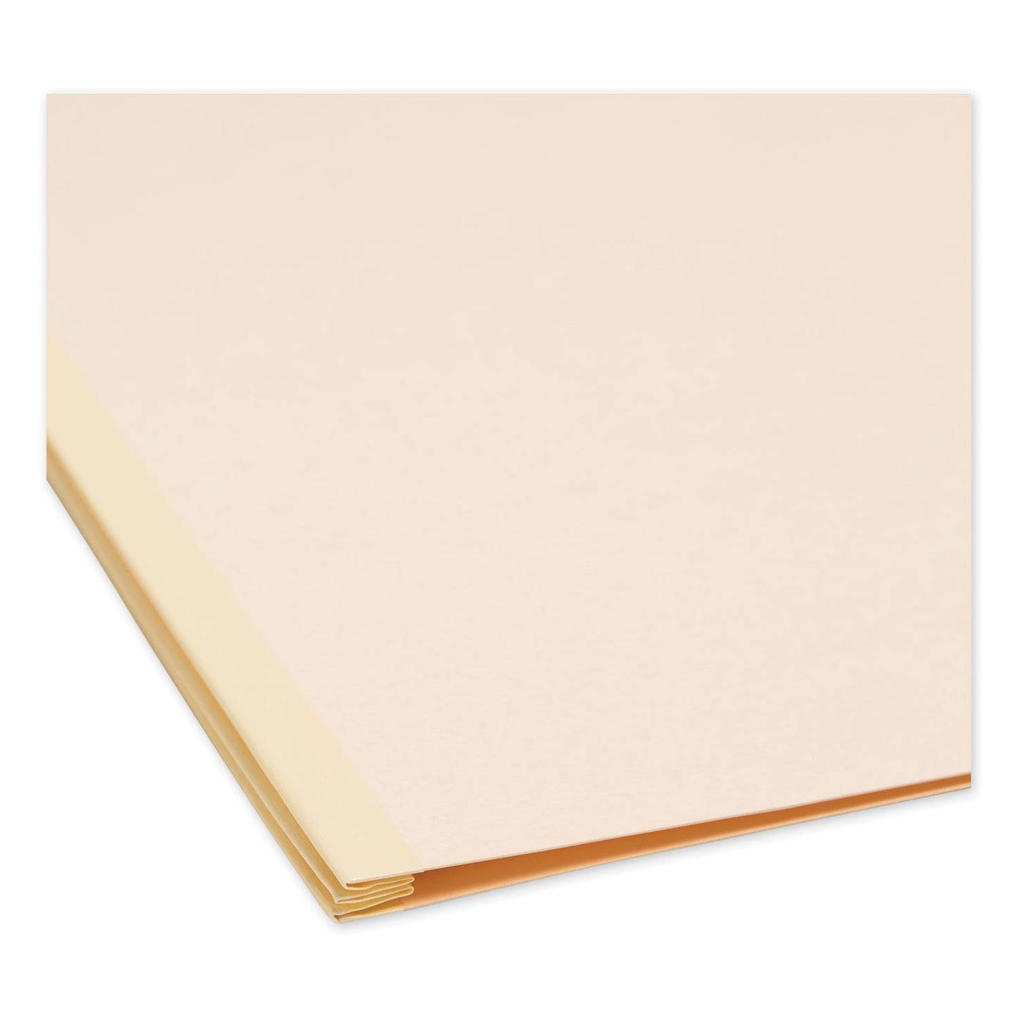 Smead Four-Section Top Tab Classification Folders, 2" Expansion, 1 Divider, 4 Fasteners, Legal Size, Manila, 10/Box (18700)