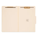 Smead Six-Section Top Tab Classification Folders, 2" Expansion, 2 Dividers, 6 Fasteners, Legal Size, Manila, 10/Box (19000)
