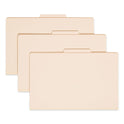 Smead Six-Section Top Tab Classification Folders, 2" Expansion, 2 Dividers, 6 Fasteners, Legal Size, Manila, 10/Box (19000)