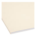 Smead SuperTab Reinforced Guide Height Fastener Folders, 11-pt Manila, 0.75" Expansion, 2 Fasteners, Legal Size, Manila, 50/Box (19535)