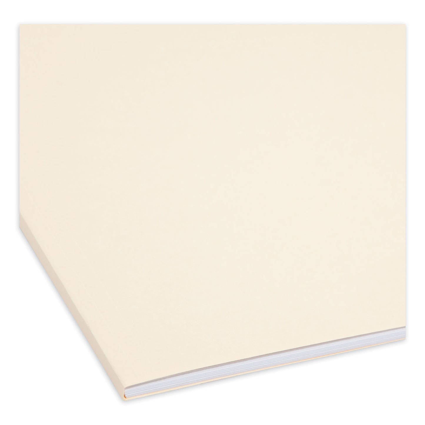 Smead Top Tab Fastener Folders, 1/3-Cut Tabs: Right, 0.75" Expansion, 2 Fasteners, Legal Size, Manila Exterior, 50/Box (19538)