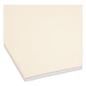 Smead SuperTab Reinforced Guide Height Fastener Folders, 14-pt Manila, 0.75" Expansion, 2 Fasteners, Legal Size, Manila, 50/Box (19545)