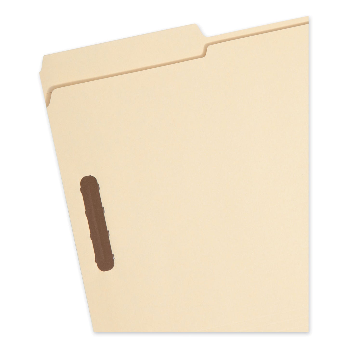 Smead Top Tab Fastener Folders, 1/3-Cut Tabs: Assorted, 0.75" Expansion, 2 Fasteners, Legal Size, Manila Exterior, 50/Box (19547)