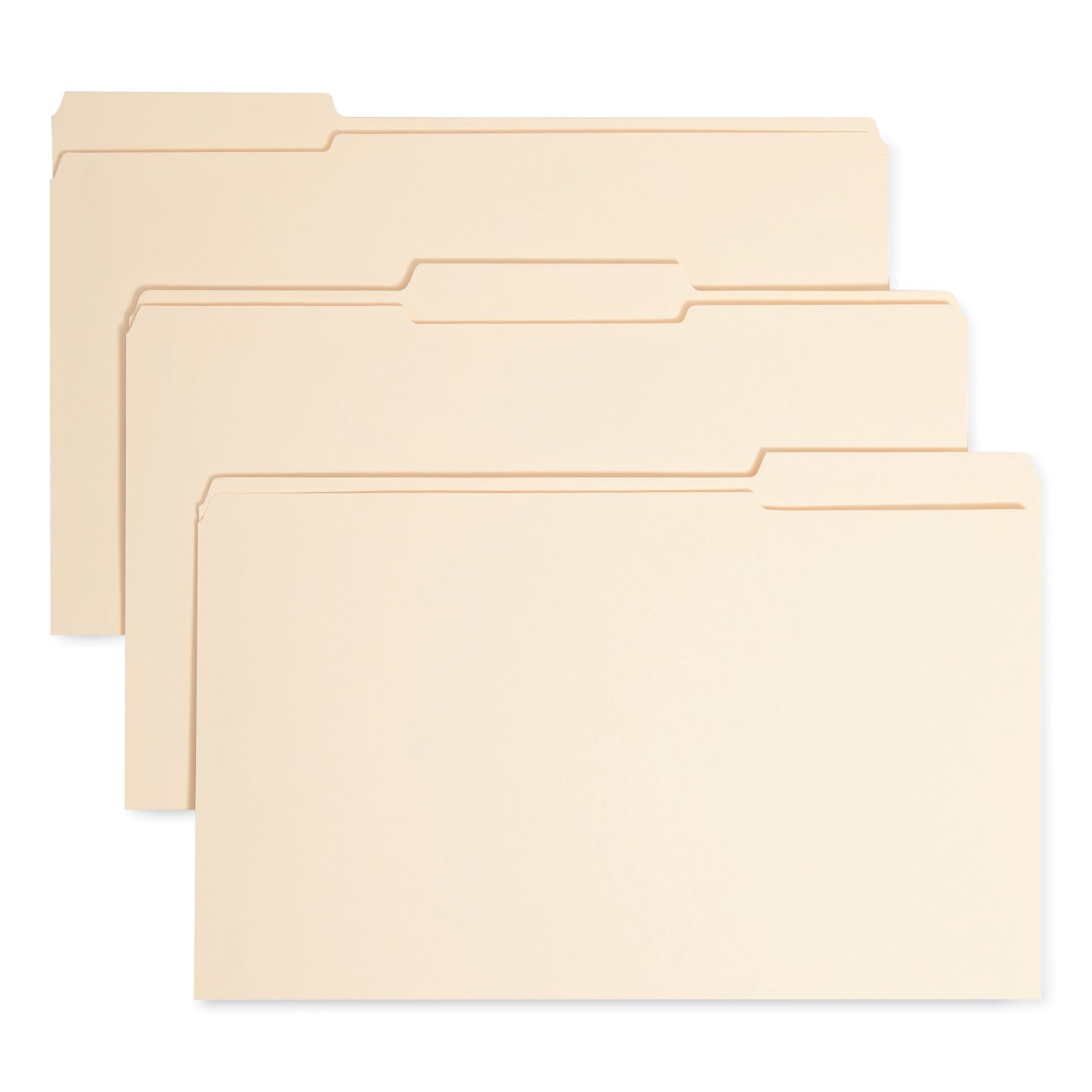 Smead Top Tab Manila Expansion Fastener Folders, 1.5" Expansion, 2 Fasteners, Legal Size, Manila Exterior, 50/Box (19595)