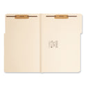 Smead Top Tab Manila Expansion Fastener Folders, 1.5" Expansion, 2 Fasteners, Legal Size, Manila Exterior, 50/Box (19595)