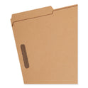 Smead Top Tab Fastener Folders, 1/3-Cut Tabs: Assorted, 0.75" Expansion, 2 Fasteners, Legal Size, Kraft Exterior, 50/Box (19837)