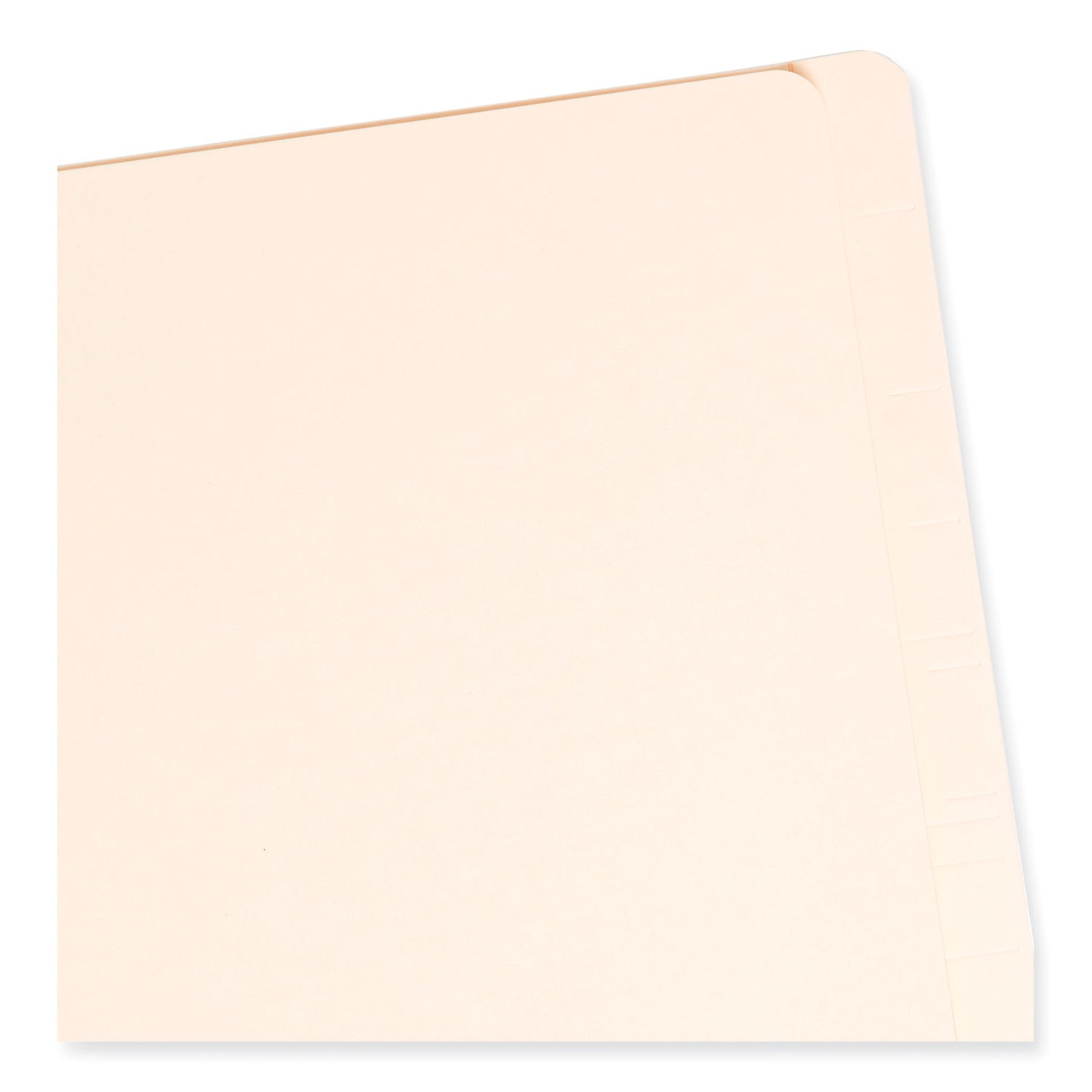 Smead Manila End Tab Classification Folders, 2" Expansion, 1 Divider, 4 Fasteners, Letter Size, Manila Exterior, 10/Box (26825)