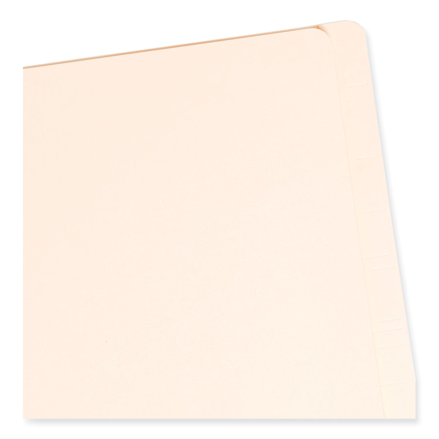 Smead Manila End Tab Classification Folders, 2" Expansion, 1 Divider, 4 Fasteners, Letter Size, Manila Exterior, 10/Box (26825)