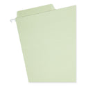 Smead Erasable FasTab Hanging Folders, Letter Size, 1/3-Cut Tabs, Moss, 20/Box (64032)