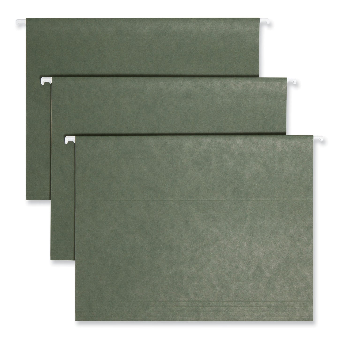 Smead Hanging Folders, Letter Size, 1/3-Cut Tabs, Standard Green, 25/Box (64035)