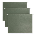 Smead TUFF Hanging Folders with Easy Slide Tab, Letter Size, 1/3-Cut Tabs, Standard Green, 20/Box (64036)