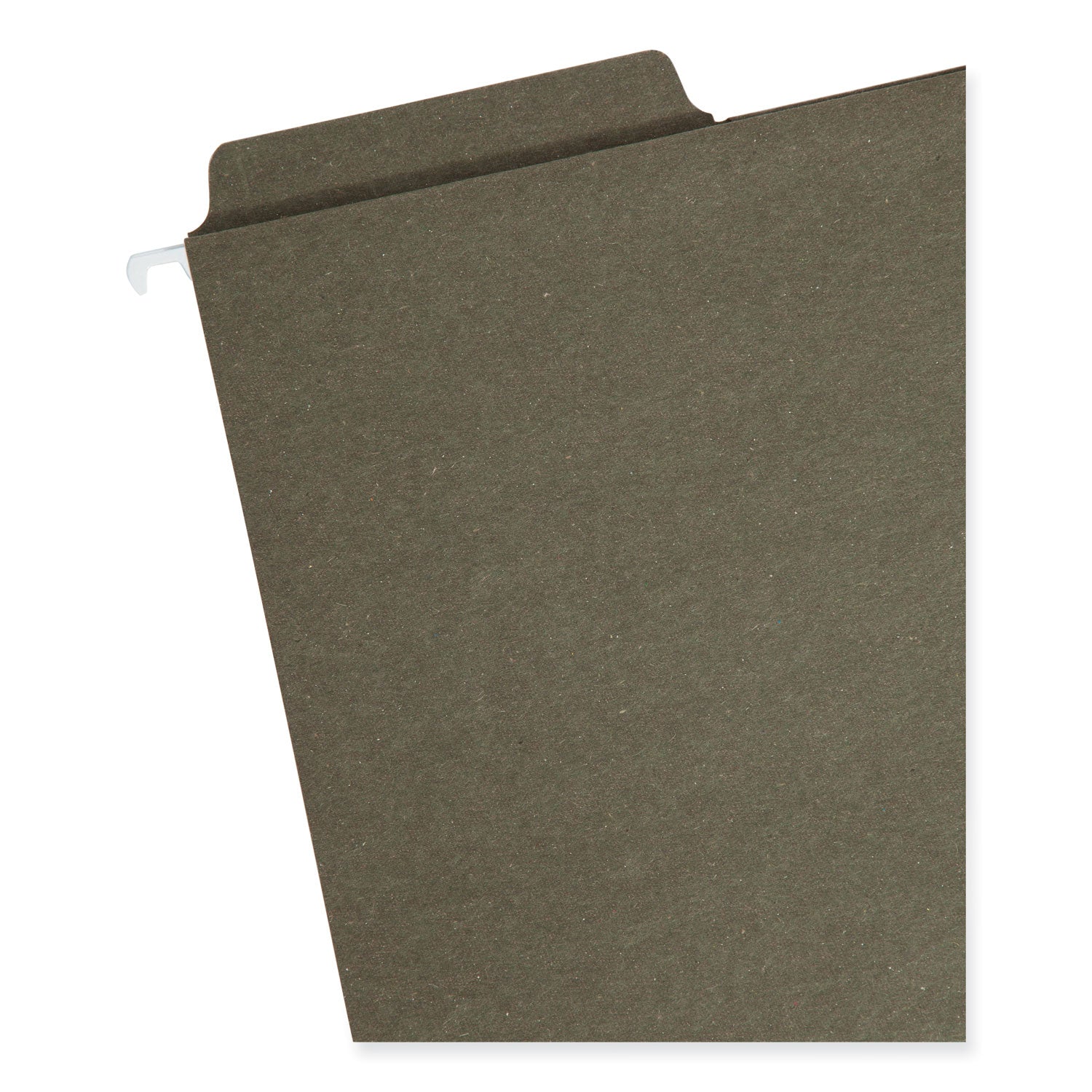 Smead FasTab Hanging Folders, Letter Size, 1/3-Cut Tabs, Standard Green, 20/Box (64037)