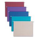 Smead Colored Hanging File Folders with 1/5 Cut Tabs, Letter Size, 1/5-Cut Tabs, Assorted Jewel Tone Colors, 25/Box (64056)