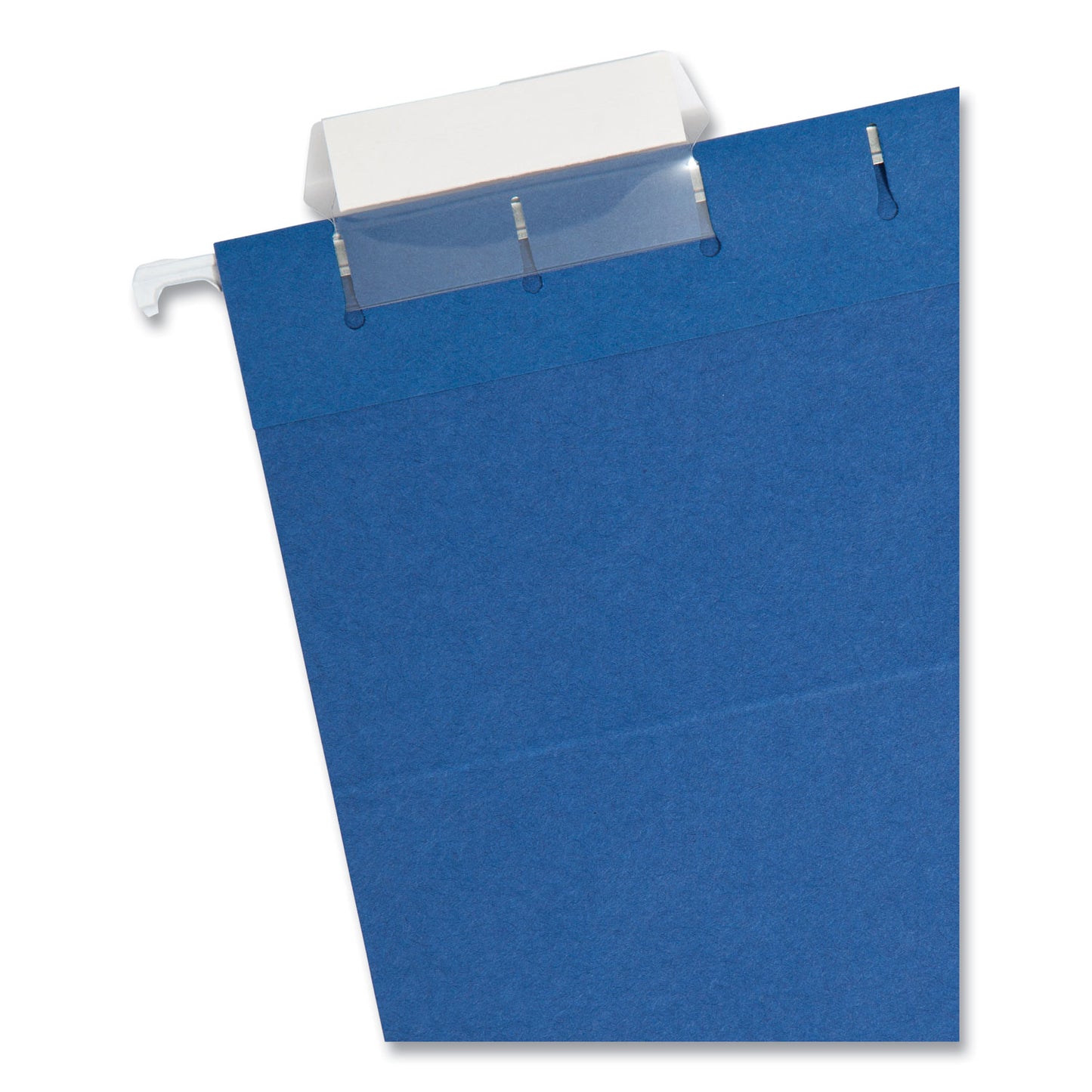 Smead Colored Hanging File Folders with 1/5 Cut Tabs, Letter Size, 1/5-Cut Tabs, Navy, 25/Box (64057)