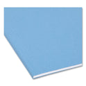 Smead Colored Hanging File Folders with 1/5 Cut Tabs, Letter Size, 1/5-Cut Tabs, Blue, 25/Box (64060)