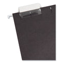 Smead Colored Hanging File Folders with 1/5 Cut Tabs, Letter Size, 1/5-Cut Tabs, Black, 25/Box (64062)