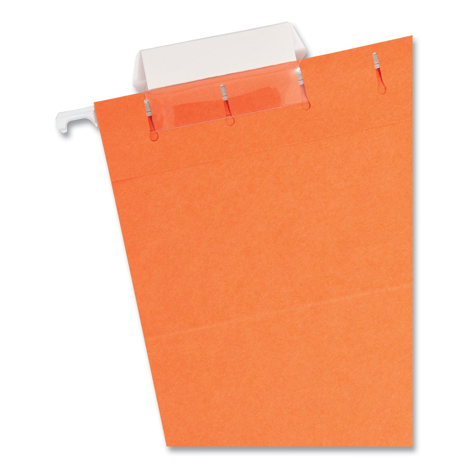 Smead Colored Hanging File Folders with 1/5 Cut Tabs, Letter Size, 1/5-Cut Tabs, Orange, 25/Box (64065)