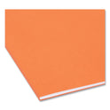 Smead Colored Hanging File Folders with 1/5 Cut Tabs, Letter Size, 1/5-Cut Tabs, Orange, 25/Box (64065)