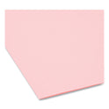 Smead Colored Hanging File Folders with 1/5 Cut Tabs, Letter Size, 1/5-Cut Tabs, Pink, 25/Box (64066)