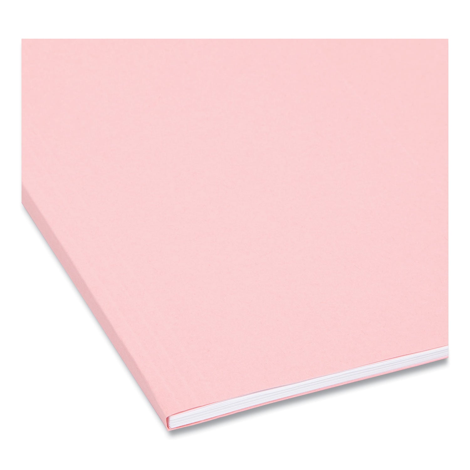 Smead Colored Hanging File Folders with 1/5 Cut Tabs, Letter Size, 1/5-Cut Tabs, Pink, 25/Box (64066)