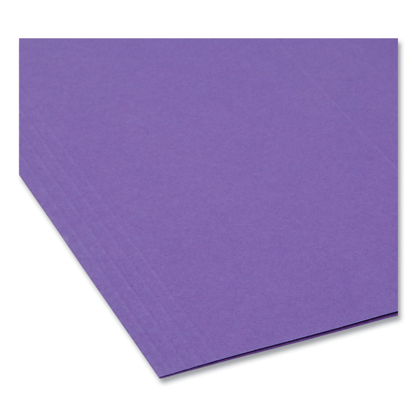 Smead Colored Hanging File Folders with 1/5 Cut Tabs, Letter Size, 1/5-Cut Tabs, Purple, 25/Box (64072)