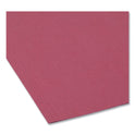 Smead Colored Hanging File Folders with 1/5 Cut Tabs, Letter Size, 1/5-Cut Tabs, Maroon, 25/Box (64073)