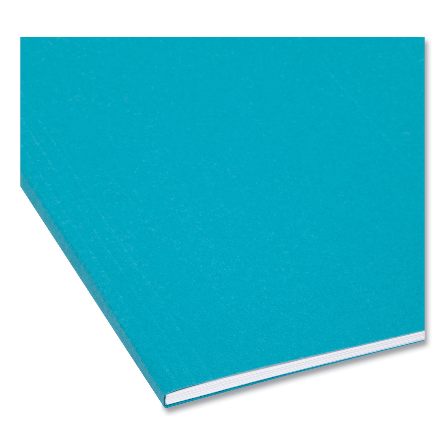 Smead Colored Hanging File Folders with 1/5 Cut Tabs, Letter Size, 1/5-Cut Tabs, Teal, 25/Box (64074)