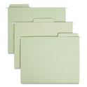 Smead FasTab Hanging Folders, Letter Size, 1/3-Cut Tabs, Moss, 20/Box (64082)