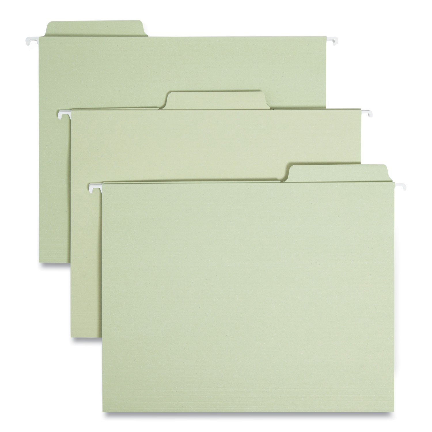 Smead FasTab Hanging Folders, Letter Size, 1/3-Cut Tabs, Moss, 20/Box (64082)