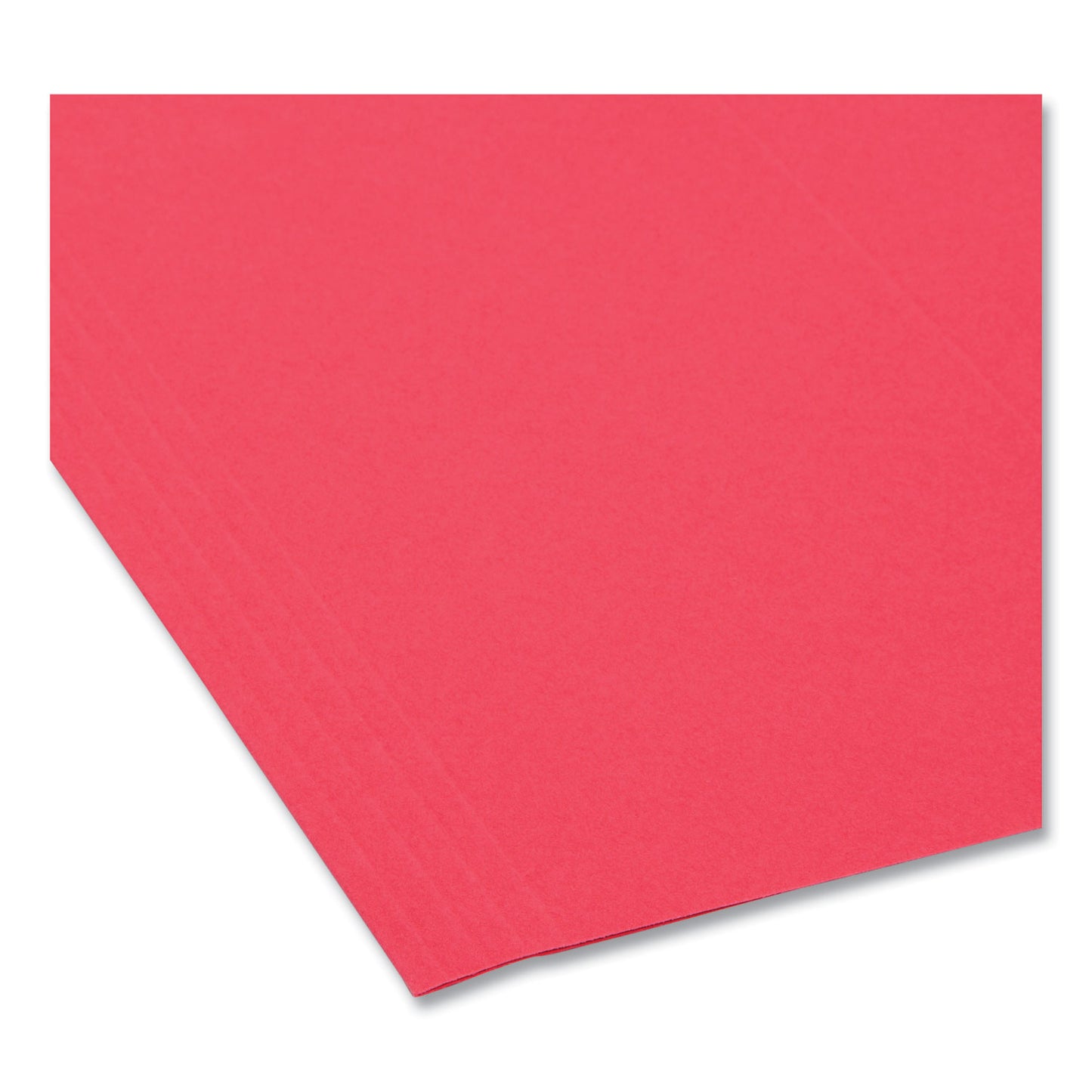 Smead FasTab Hanging Folders, Letter Size, 1/3-Cut Tabs, Red, 20/Box (64096)