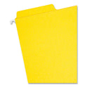 Smead FasTab Hanging Folders, Letter Size, 1/3-Cut Tabs, Yellow, 20/Box (64097)