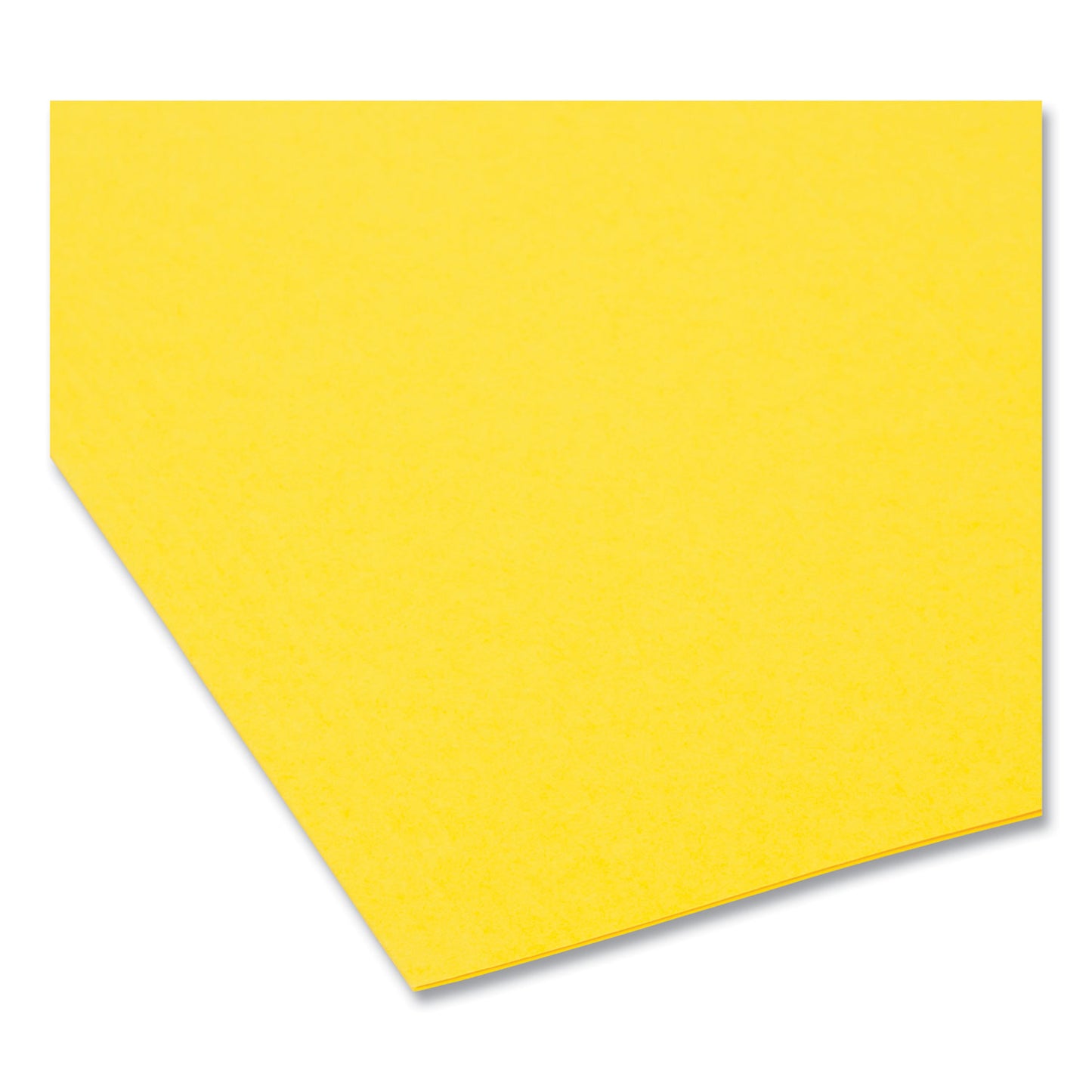 Smead FasTab Hanging Folders, Letter Size, 1/3-Cut Tabs, Yellow, 20/Box (64097)