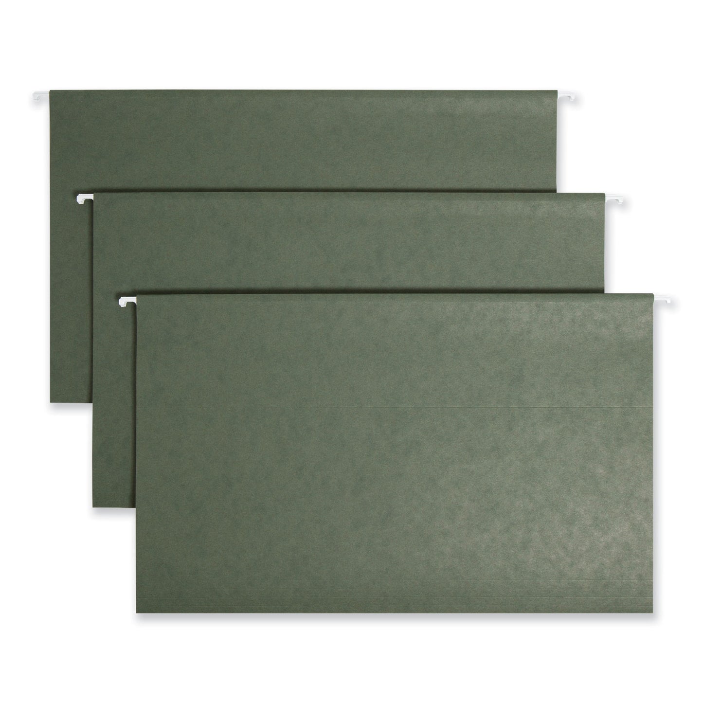 Smead TUFF Hanging Folders with Easy Slide Tab, Legal Size, 1/3-Cut Tabs, Standard Green, 20/Box (64136)