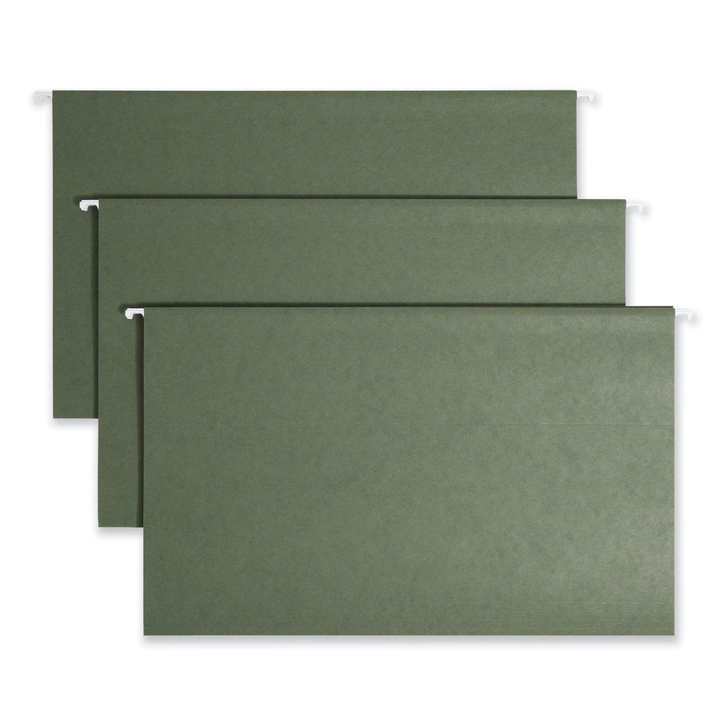 Smead Hanging Folders, Legal Size, 1/5-Cut Tabs, Standard Green, 25/Box (64155)