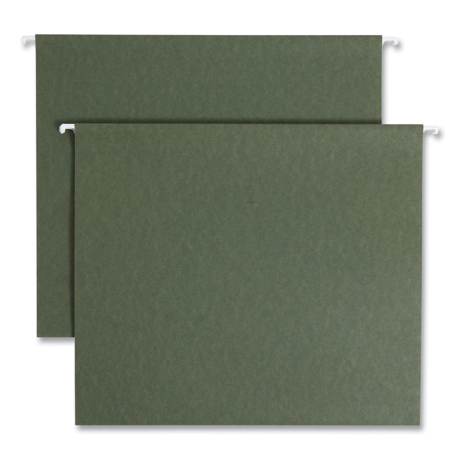 Smead Box Bottom Hanging File Folders, 2" Capacity, Letter Size, Standard Green, 25/Box (64259)