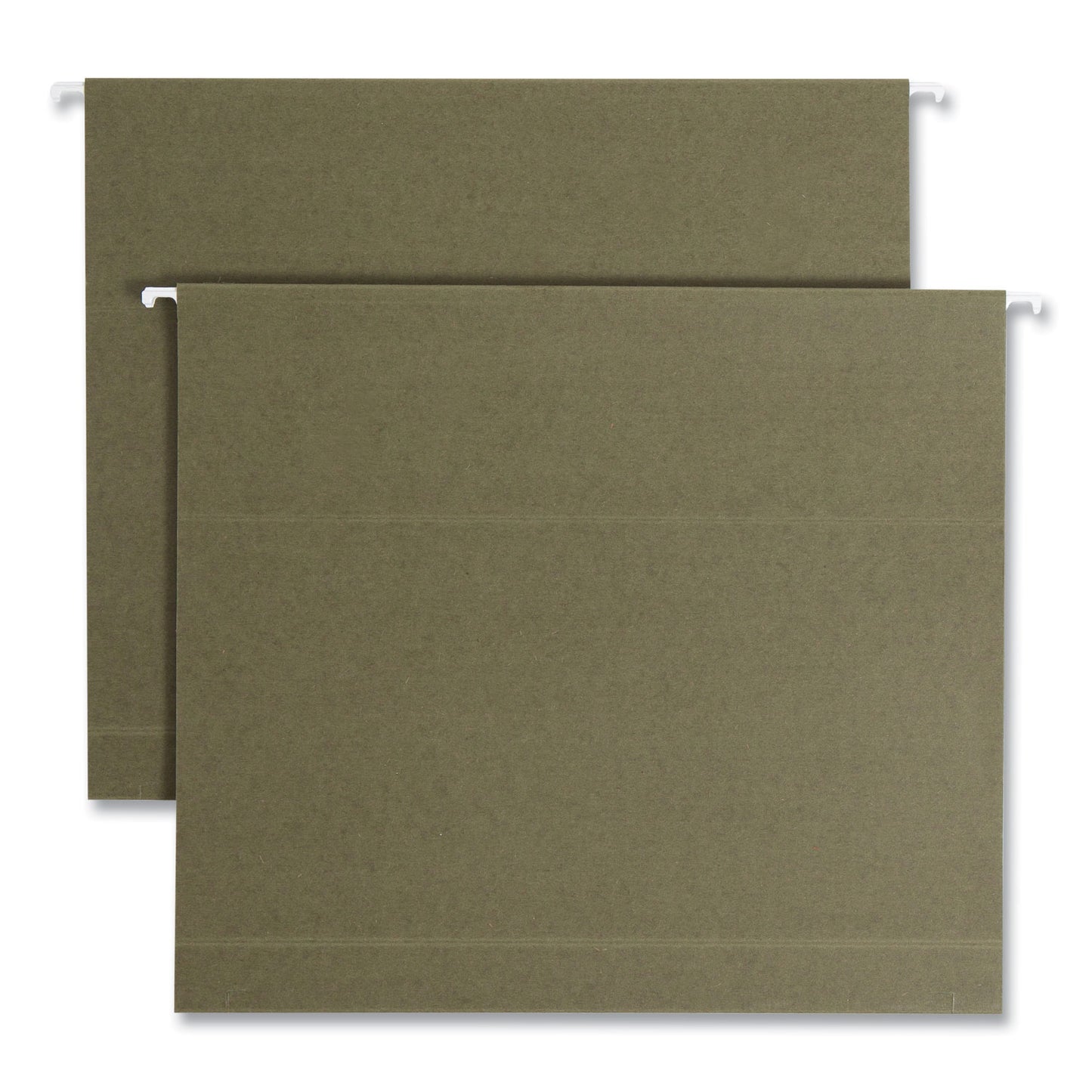 Smead Box Bottom Hanging File Folders, 2" Capacity, Letter Size, Standard Green, 25/Box (65090)