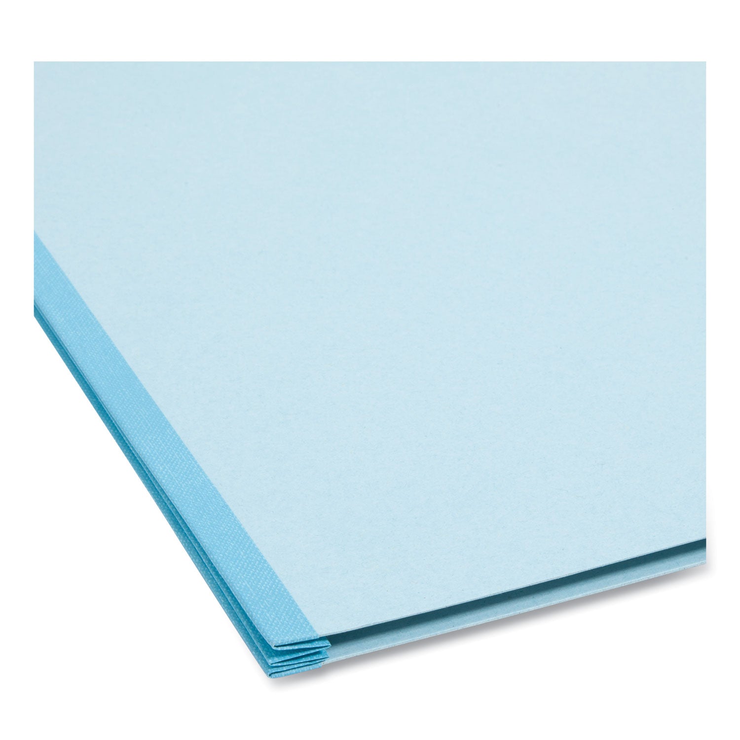 Smead FasTab Hanging Pressboard Classification Folders, 1 Divider, Letter Size, Blue (65105)