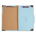 Smead FasTab Hanging Pressboard Classification Folders, 2 Dividers, Legal Size, Blue (65165)