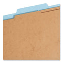 Smead FasTab Hanging Pressboard Classification Folders, 2 Dividers, Legal Size, Blue (65165)