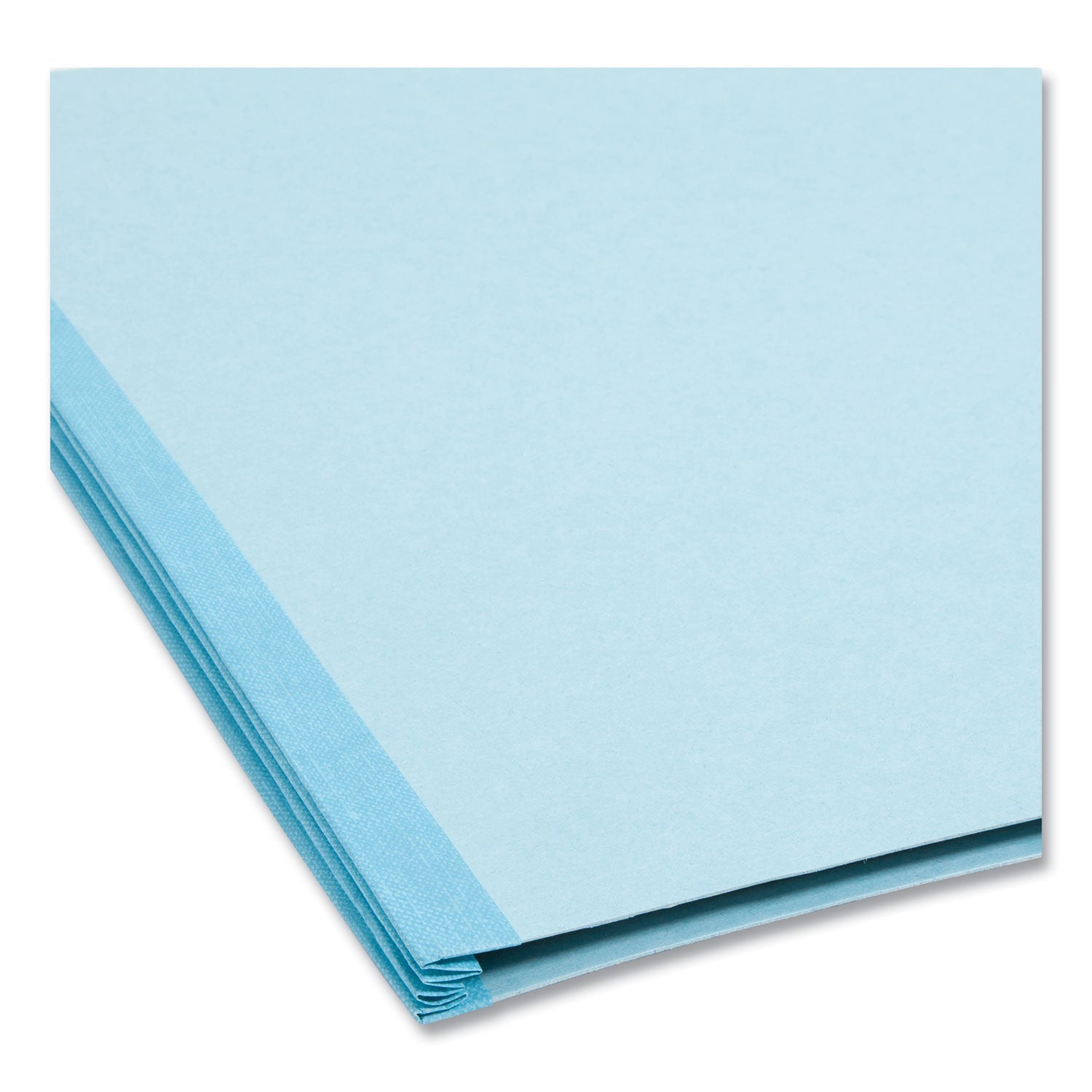 Smead FasTab Hanging Pressboard Classification Folders, 2 Dividers, Legal Size, Blue (65165)