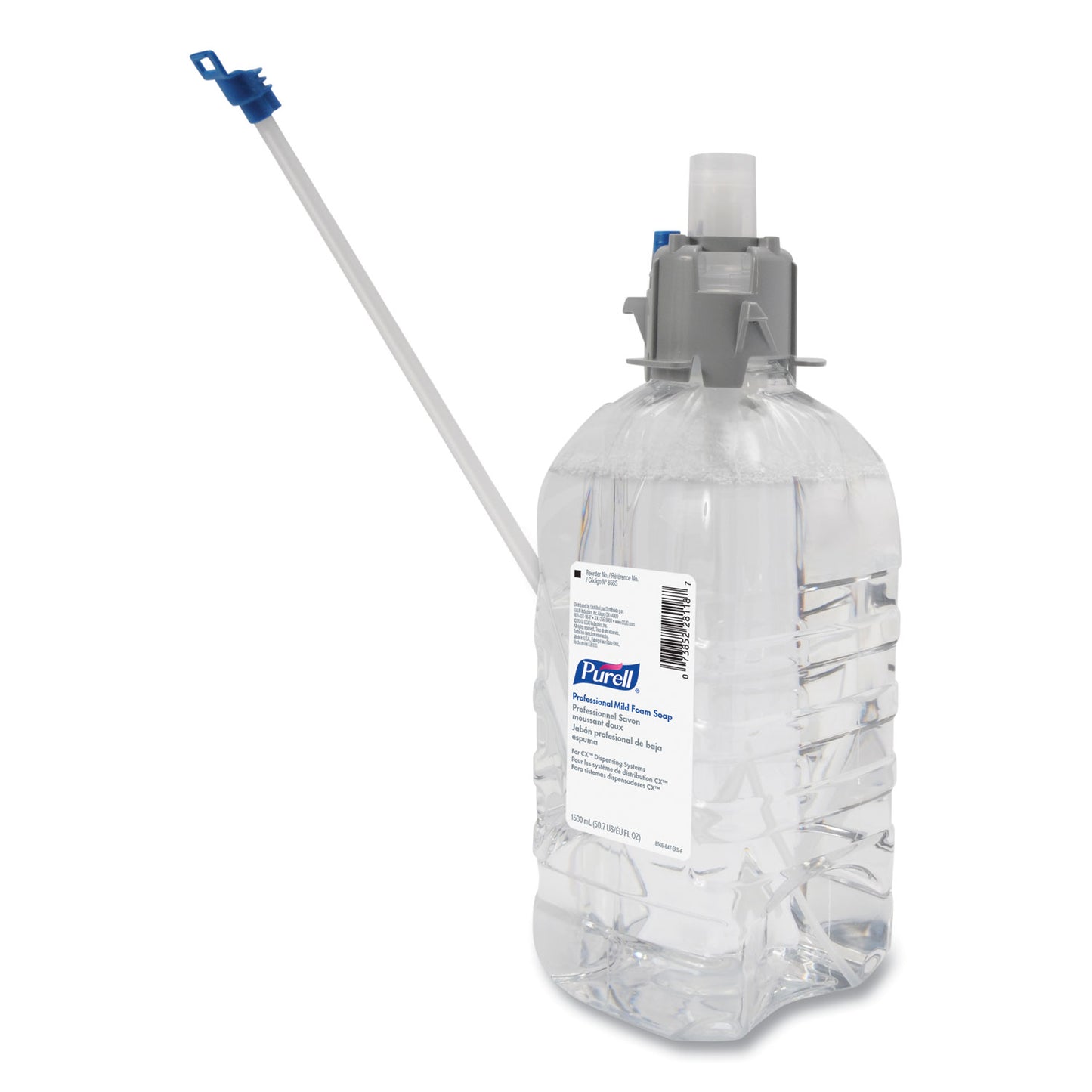 PURELL Professional Mild Foam Soap Refill, For CX, CXi, CXT Dispensers, Fragrance-Free, 1,500 mL (856504EA)