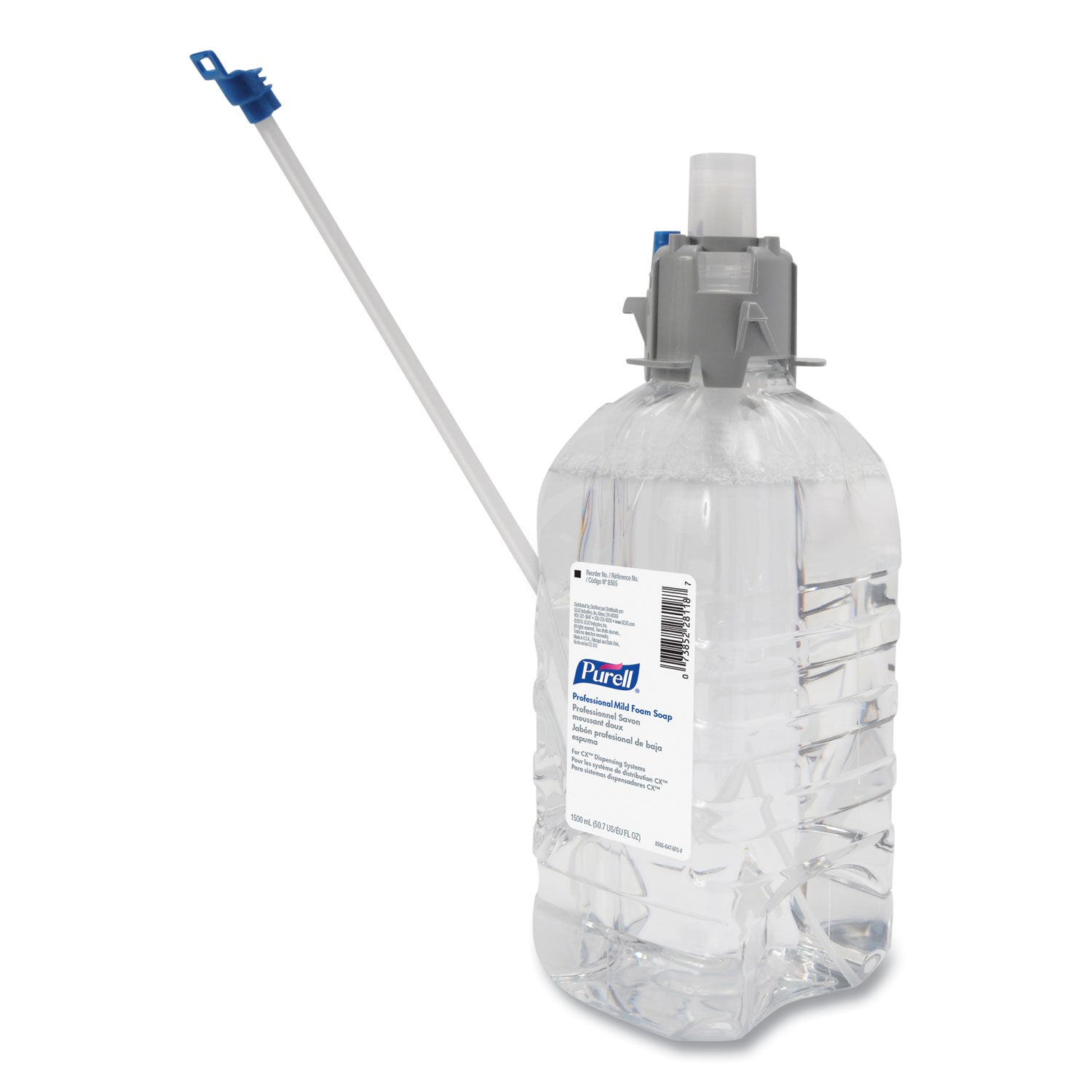 PURELL Professional Mild Foam Soap Refill, For CX, CXi, CXT Dispensers, Fragrance-Free, 1,500 mL (856504EA)