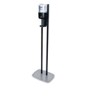 PURELL ES8 Hand Sanitizer Floor Stand with Dispenser, 1,200 mL, 13.5 x 5 x 28.5, Graphite/Silver (7218DS)