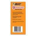 BIC PrevaGuard Round Stic Pen, Stick, Medium 1 mm, Blue Ink, Translucent Blue Barrel, 60/Pack (GSAM60BLU)