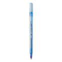 BIC Round Stic Xtra Life Ballpoint Pen, Stick, Medium 1 mm, Blue Ink, Translucent Blue Barrel, 144/Pack (GSM144AZBLU)