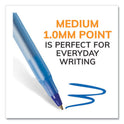 BIC Round Stic Xtra Life Ballpoint Pen, Stick, Medium 1 mm, Blue Ink, Translucent Blue Barrel, 500/Pack (GSM500EBLU)