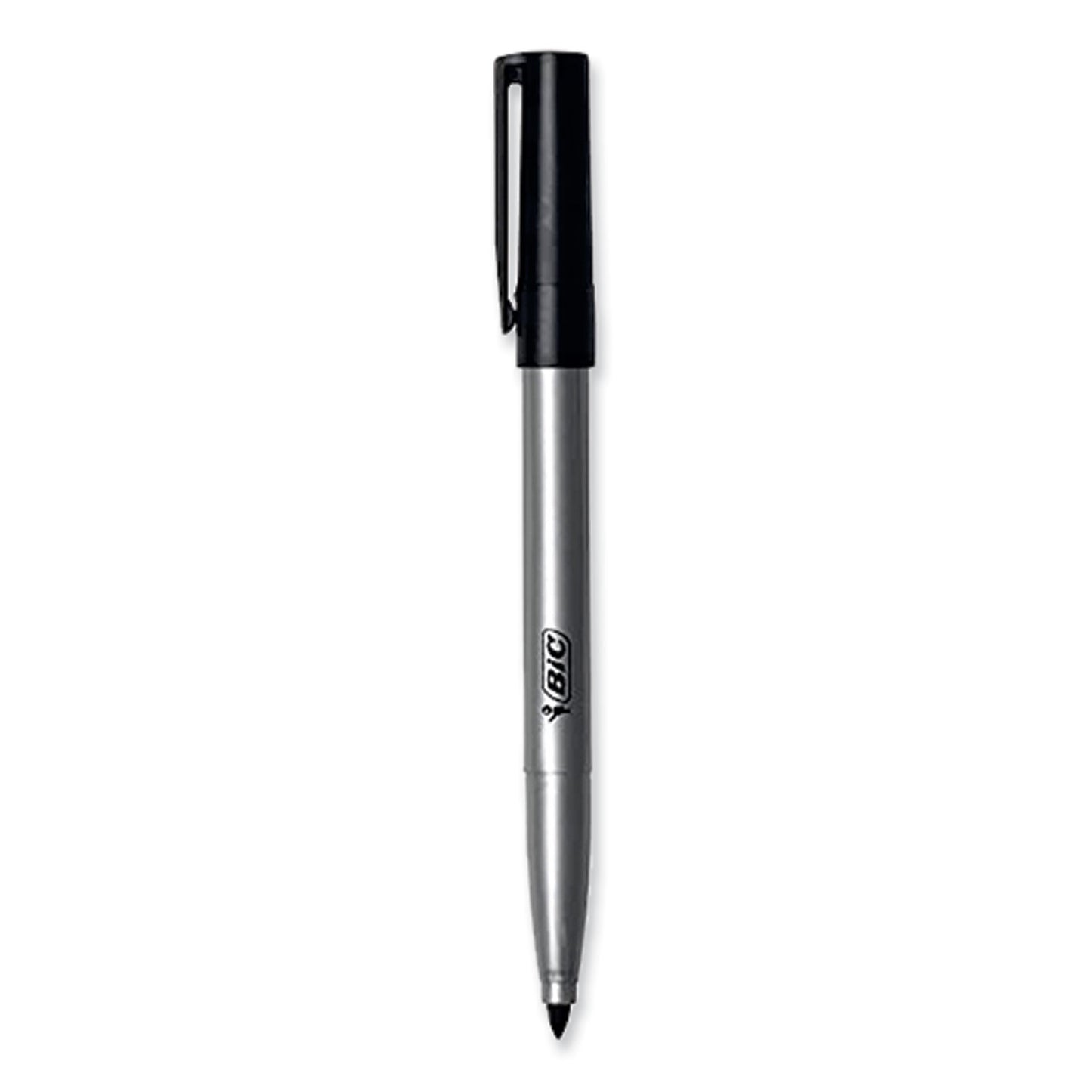 BIC ReVolution Permanent Markers, Fine Bullet Tip, Black, 36/Pack (PMER36BLK)