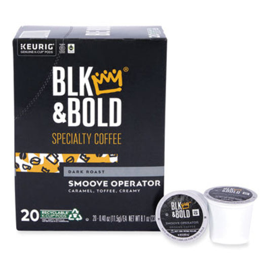 BLK & Bold Smoove Operator K-Cups, 20/Box (OKB90056)