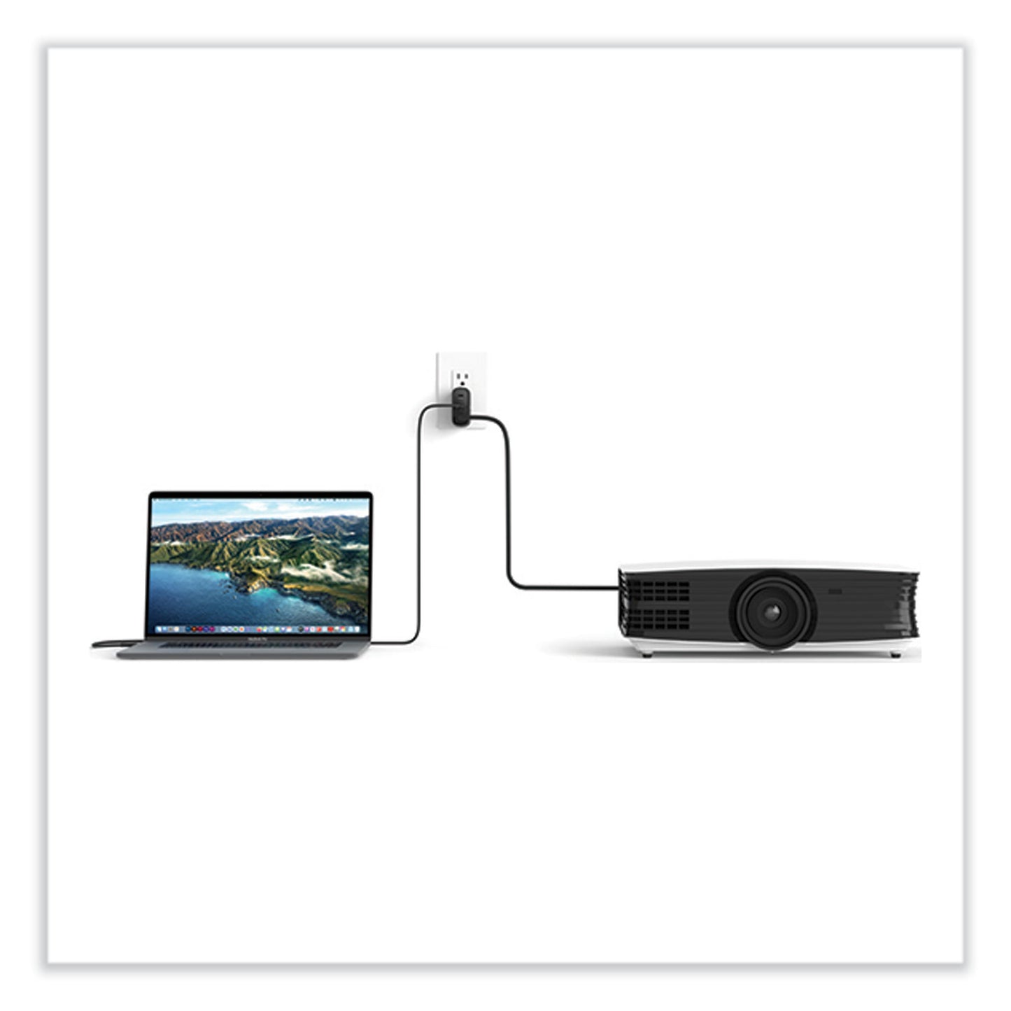 Belkin Connect 46.5W Multi-Port Power Hub for USB-C Laptop or Nintendo Switch, 3 Ports, Black (AVC010TTBK)