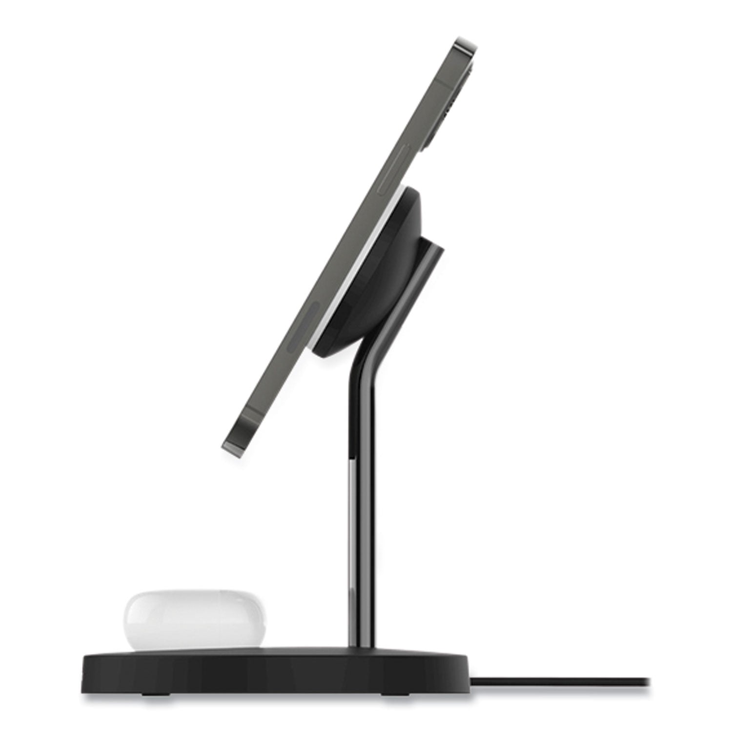 Belkin BOOST CHARGE Pro 2-in-1 Wireless Charger Stand, 15 W, Black (WIZ010TTBK)